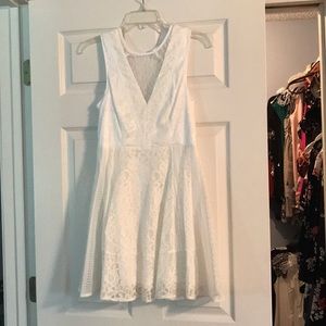 White lace BCBG dress